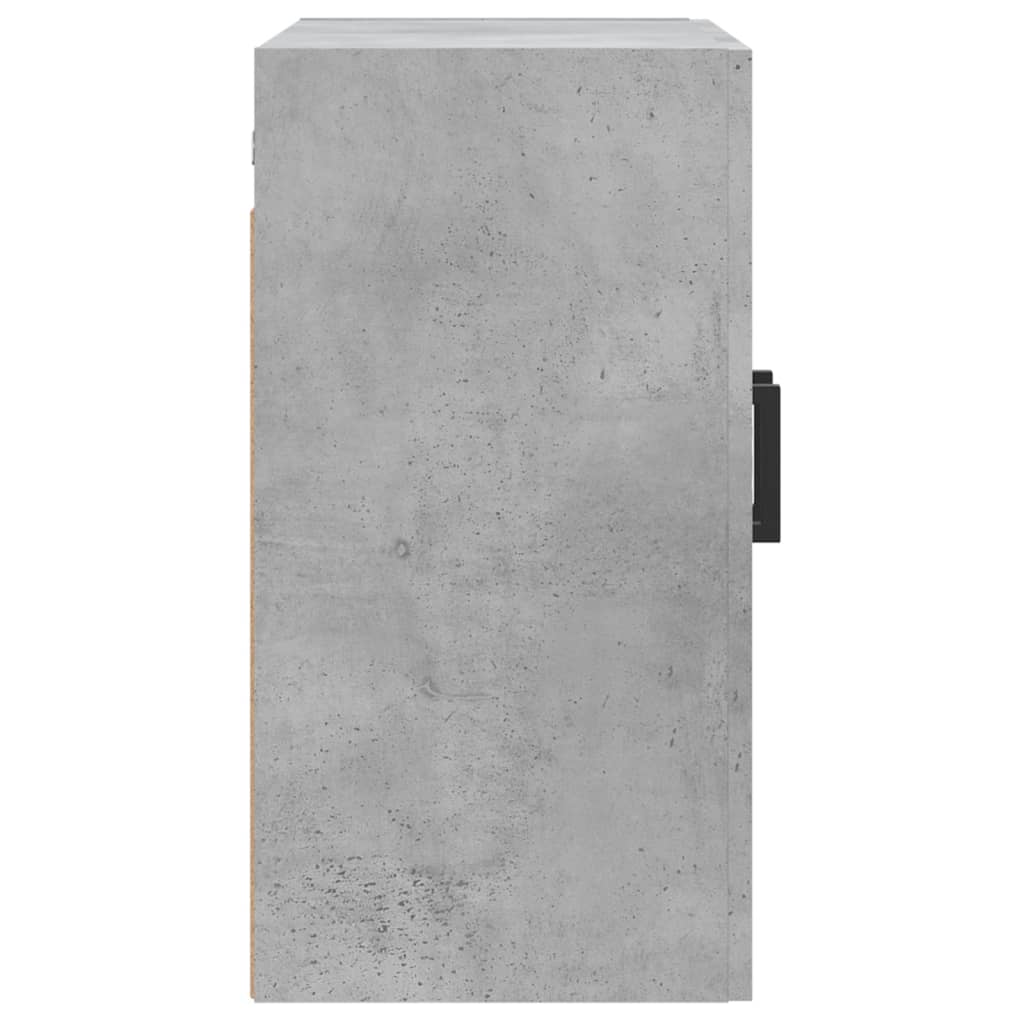 Wandkast 60X31X60 Cm Bewerkt Hout Betongrijs