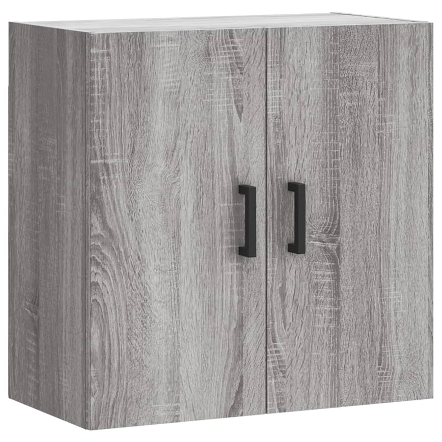 Wandkast 60X31X60 Cm Bewerkt Hout Grijs Sonoma Eikenkleurig
