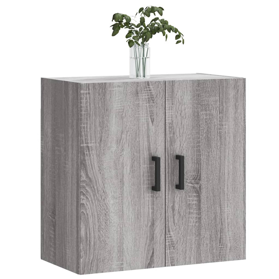 Wandkast 60X31X60 Cm Bewerkt Hout Grijs Sonoma Eikenkleurig