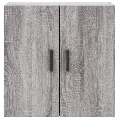 Wandkast 60X31X60 Cm Bewerkt Hout Grijs Sonoma Eikenkleurig