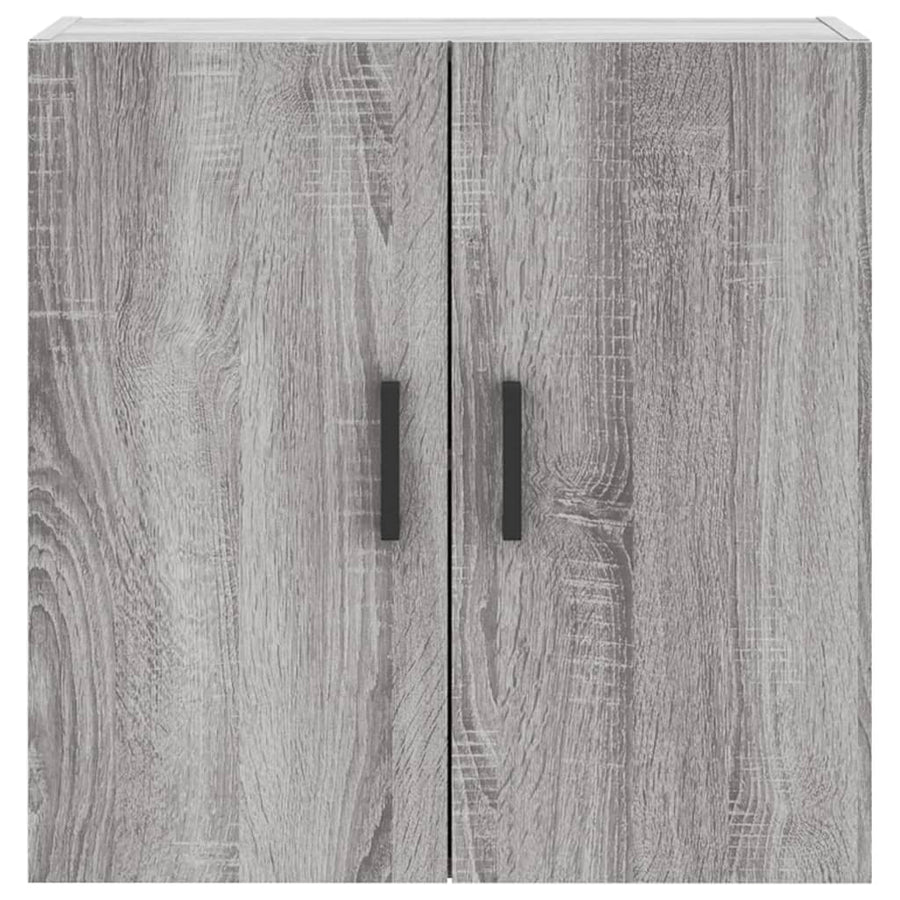 Wandkast 60X31X60 Cm Bewerkt Hout Grijs Sonoma Eikenkleurig