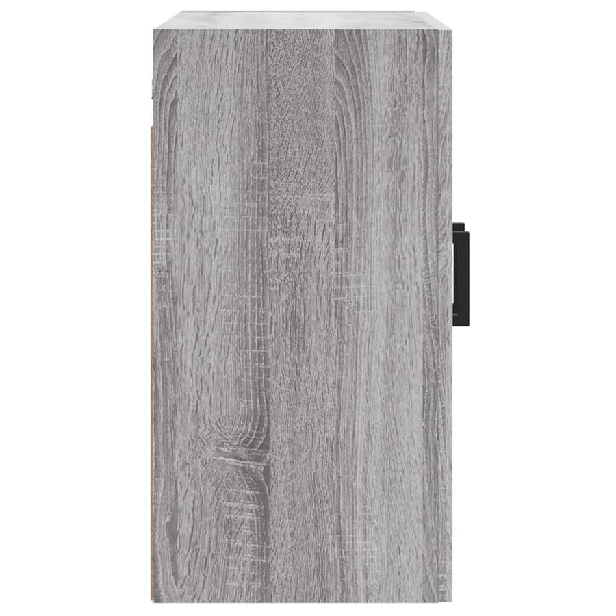 Wandkast 60X31X60 Cm Bewerkt Hout Grijs Sonoma Eikenkleurig