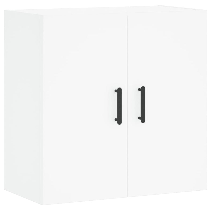 Wandkast 60X31X60 Cm Bewerkt Hout Wit