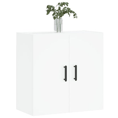 Wandkast 60X31X60 Cm Bewerkt Hout Wit