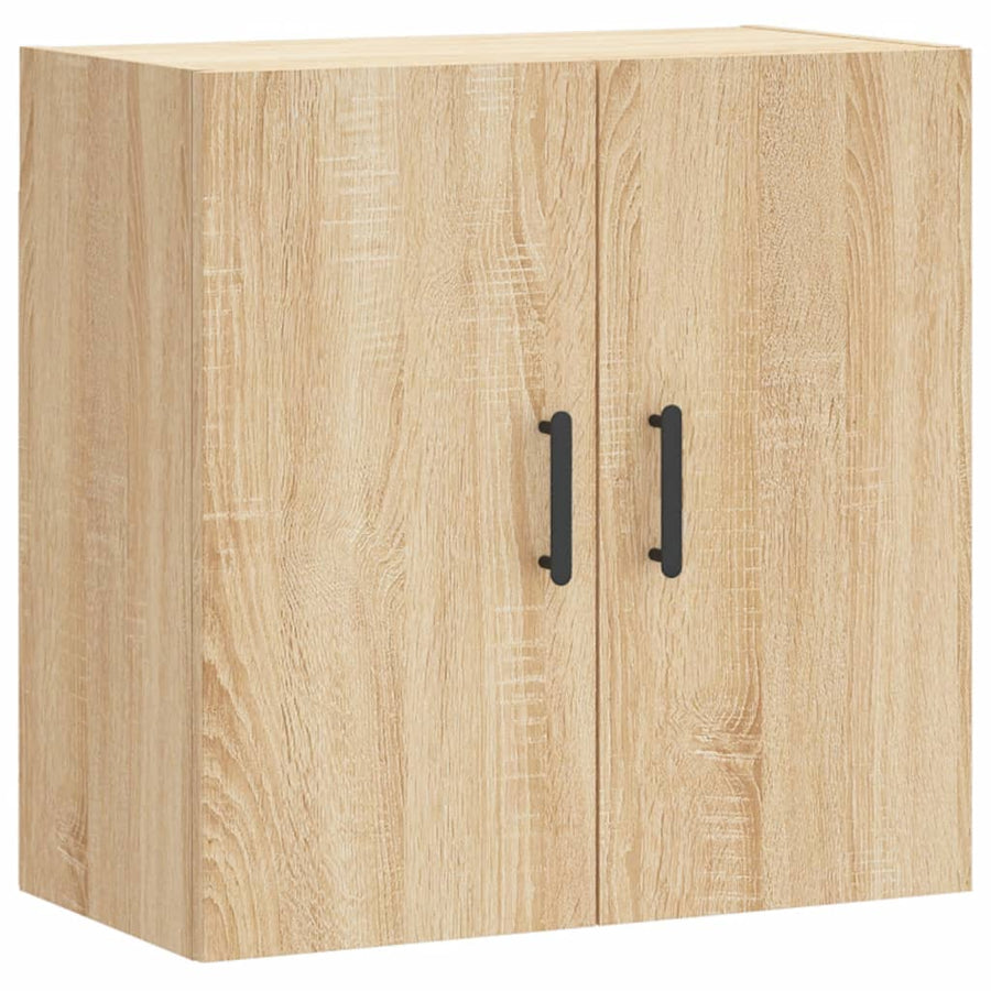Wandkast 60X31X60 Cm Bewerkt Hout Sonoma Eikenkleurig