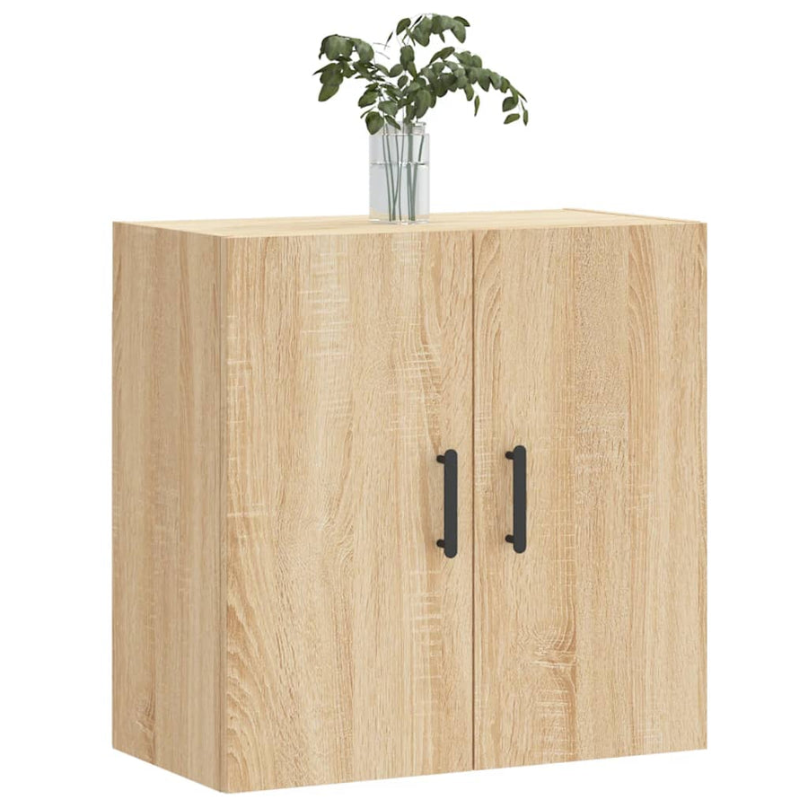 Wandkast 60X31X60 Cm Bewerkt Hout Sonoma Eikenkleurig