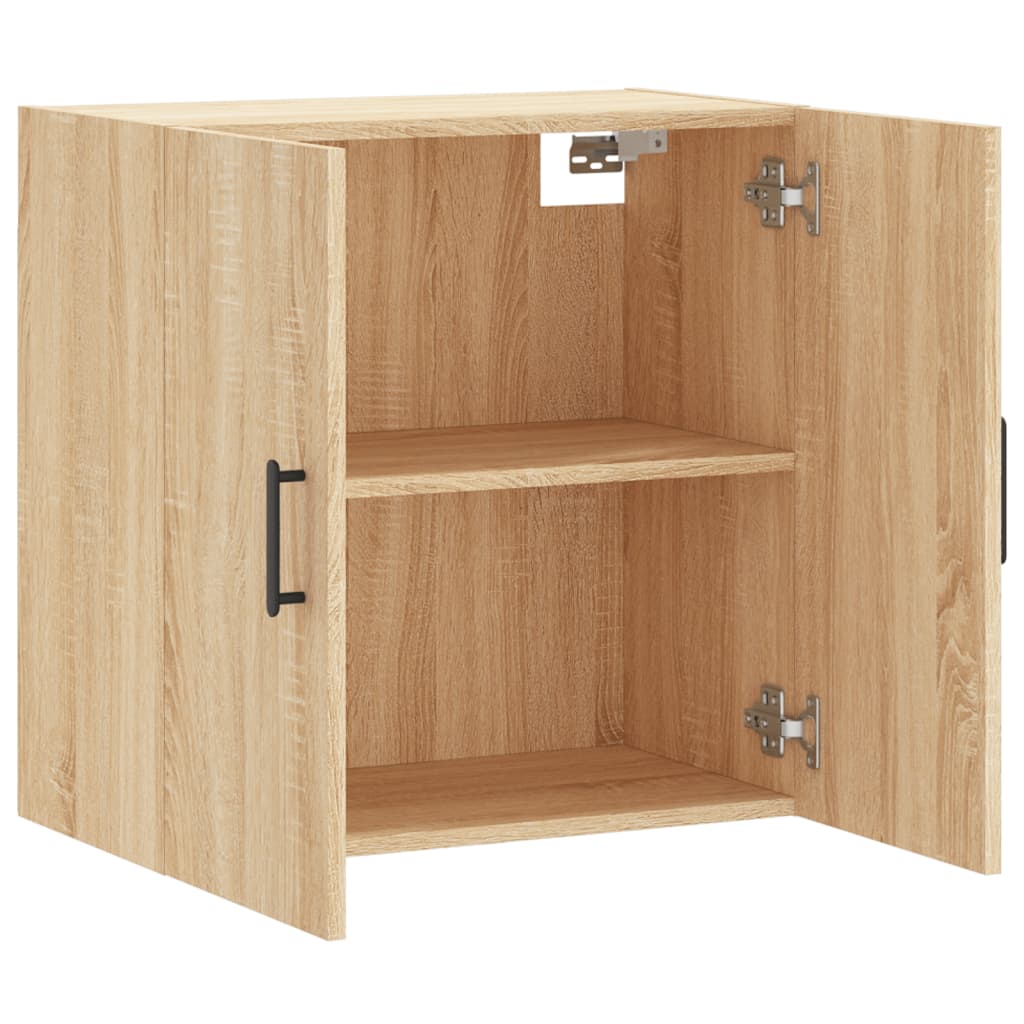 Wandkast 60X31X60 Cm Bewerkt Hout Sonoma Eikenkleurig