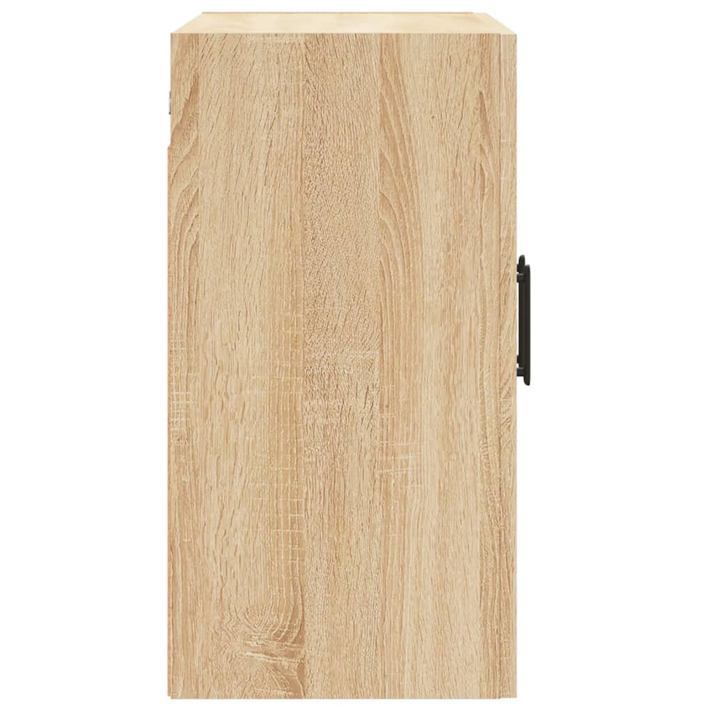 Wandkast 60X31X60 Cm Bewerkt Hout Sonoma Eikenkleurig