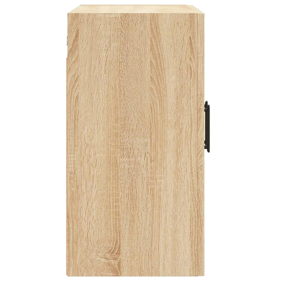 Wandkast 60X31X60 Cm Bewerkt Hout Sonoma Eikenkleurig
