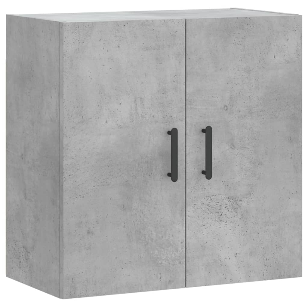 Wandkast 60X31X60 Cm Bewerkt Hout Betongrijs