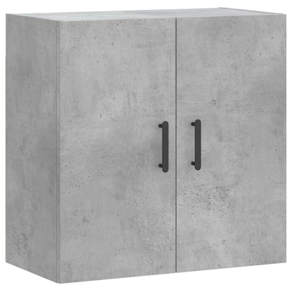 Wandkast 60X31X60 Cm Bewerkt Hout Betongrijs