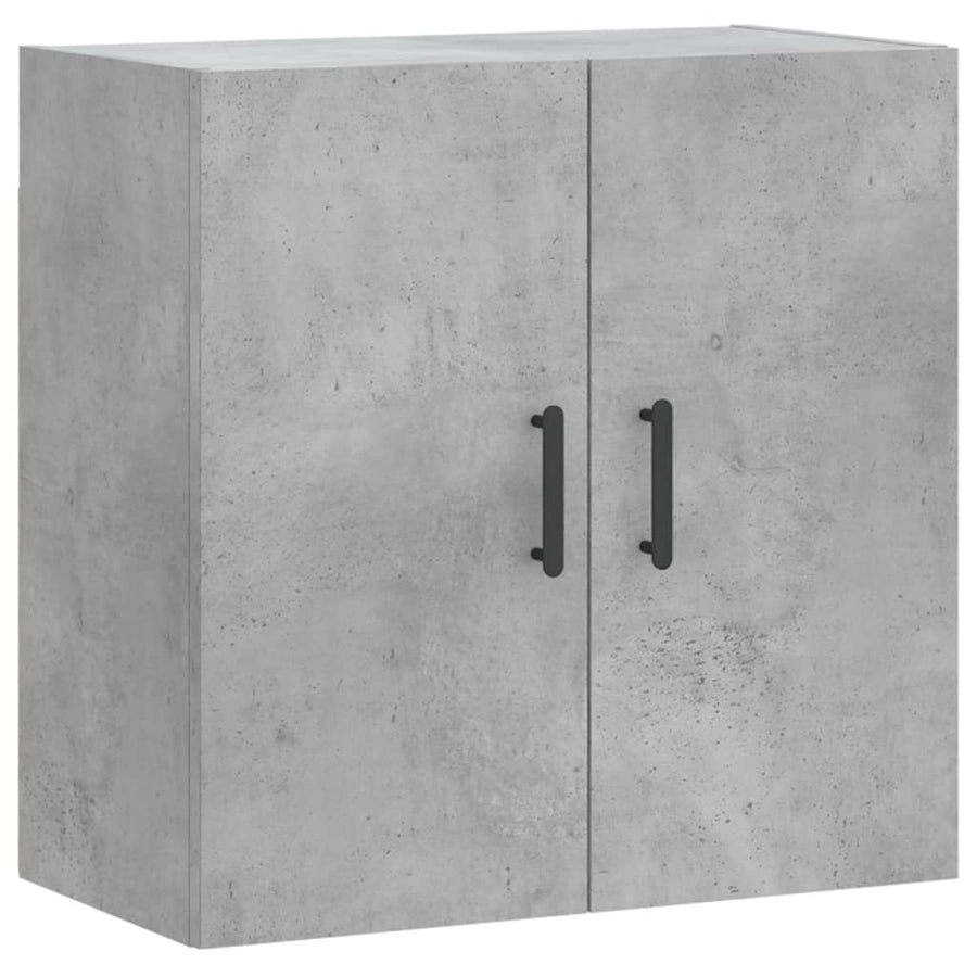 Wandkast 60X31X60 Cm Bewerkt Hout Betongrijs