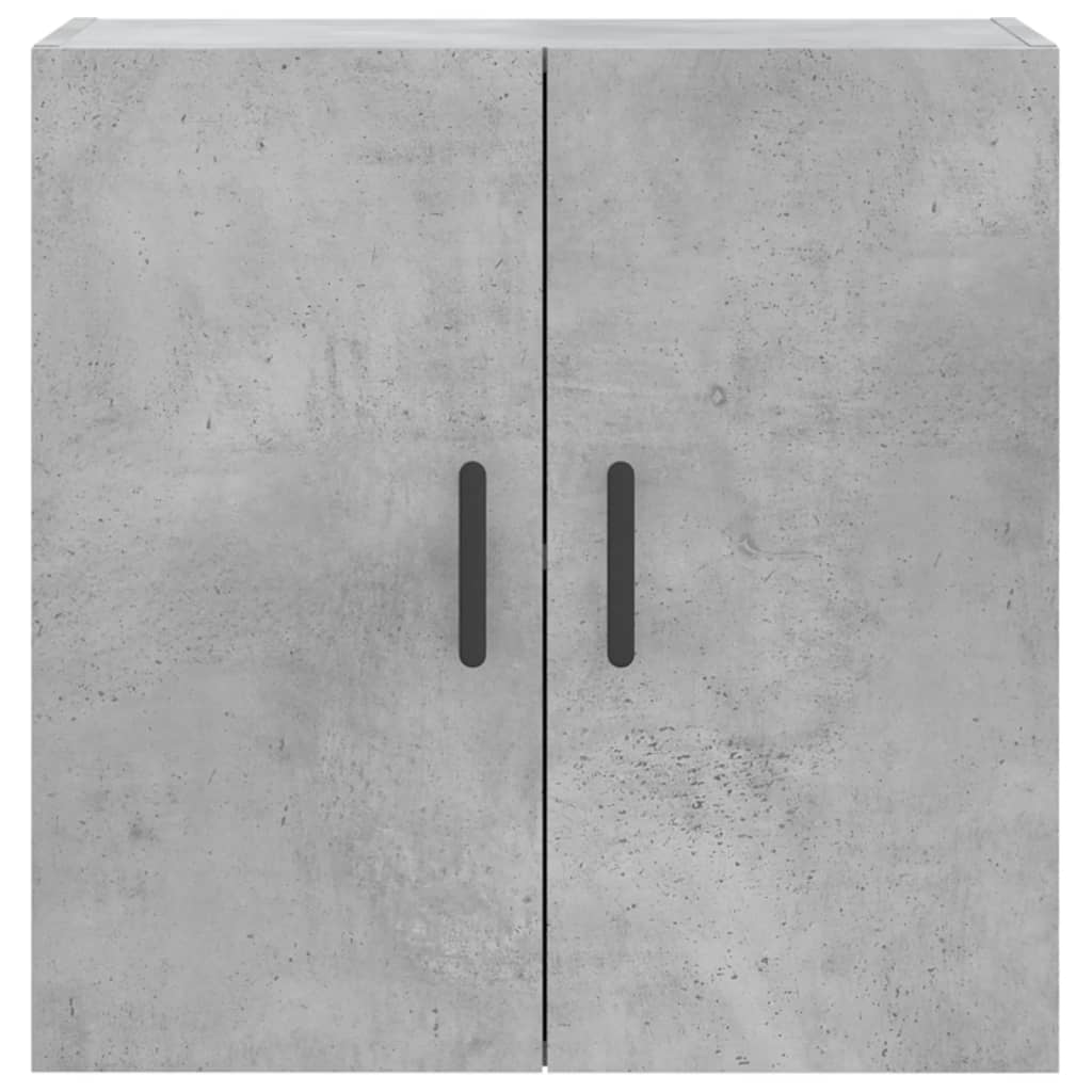 Wandkast 60X31X60 Cm Bewerkt Hout Betongrijs
