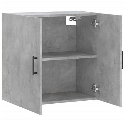 Wandkast 60X31X60 Cm Bewerkt Hout Betongrijs