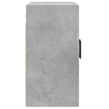 Wandkast 60X31X60 Cm Bewerkt Hout Betongrijs