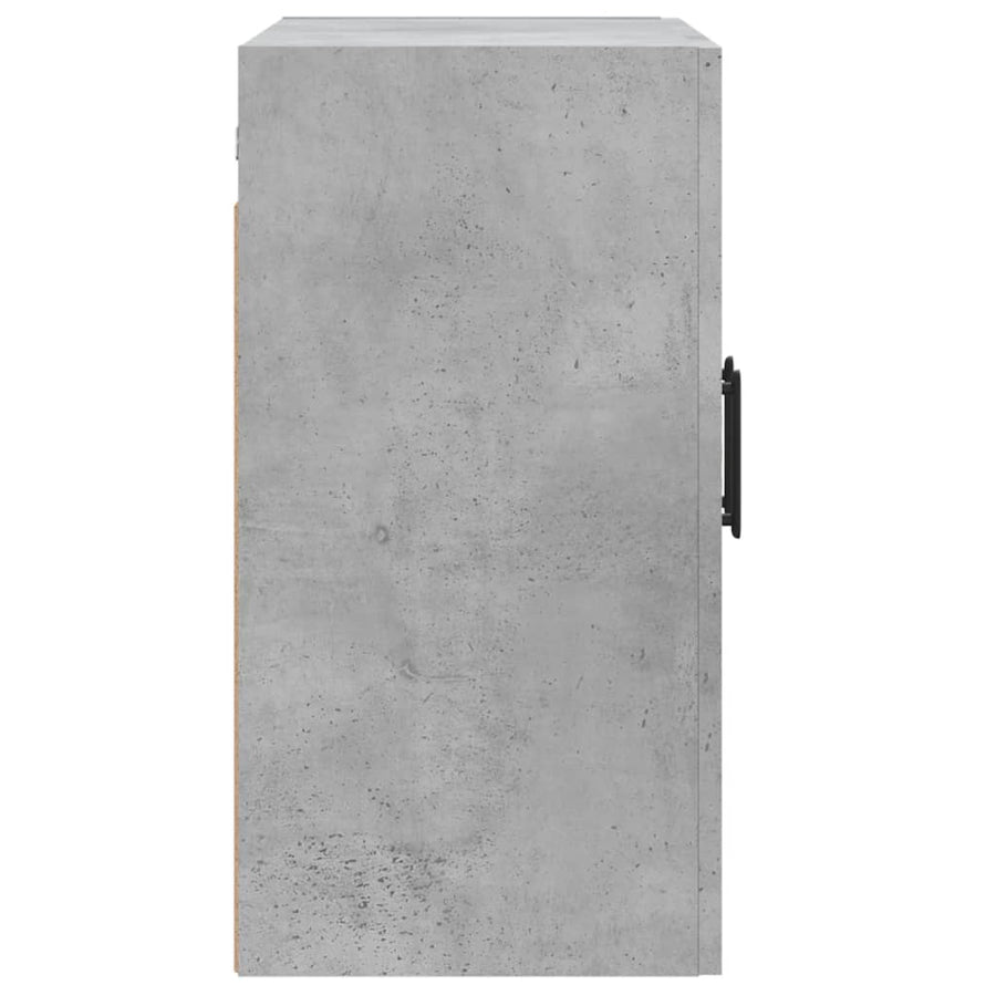 Wandkast 60X31X60 Cm Bewerkt Hout Betongrijs