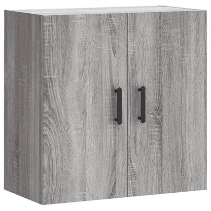 Wandkast 60X31X60 Cm Bewerkt Hout Grijs Sonoma Eikenkleurig