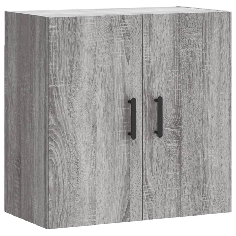 Wandkast 60X31X60 Cm Bewerkt Hout Grijs Sonoma Eikenkleurig