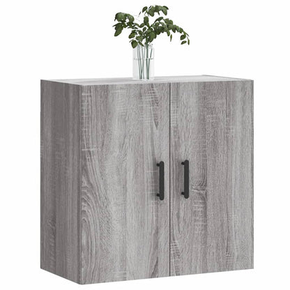 Wandkast 60X31X60 Cm Bewerkt Hout Grijs Sonoma Eikenkleurig