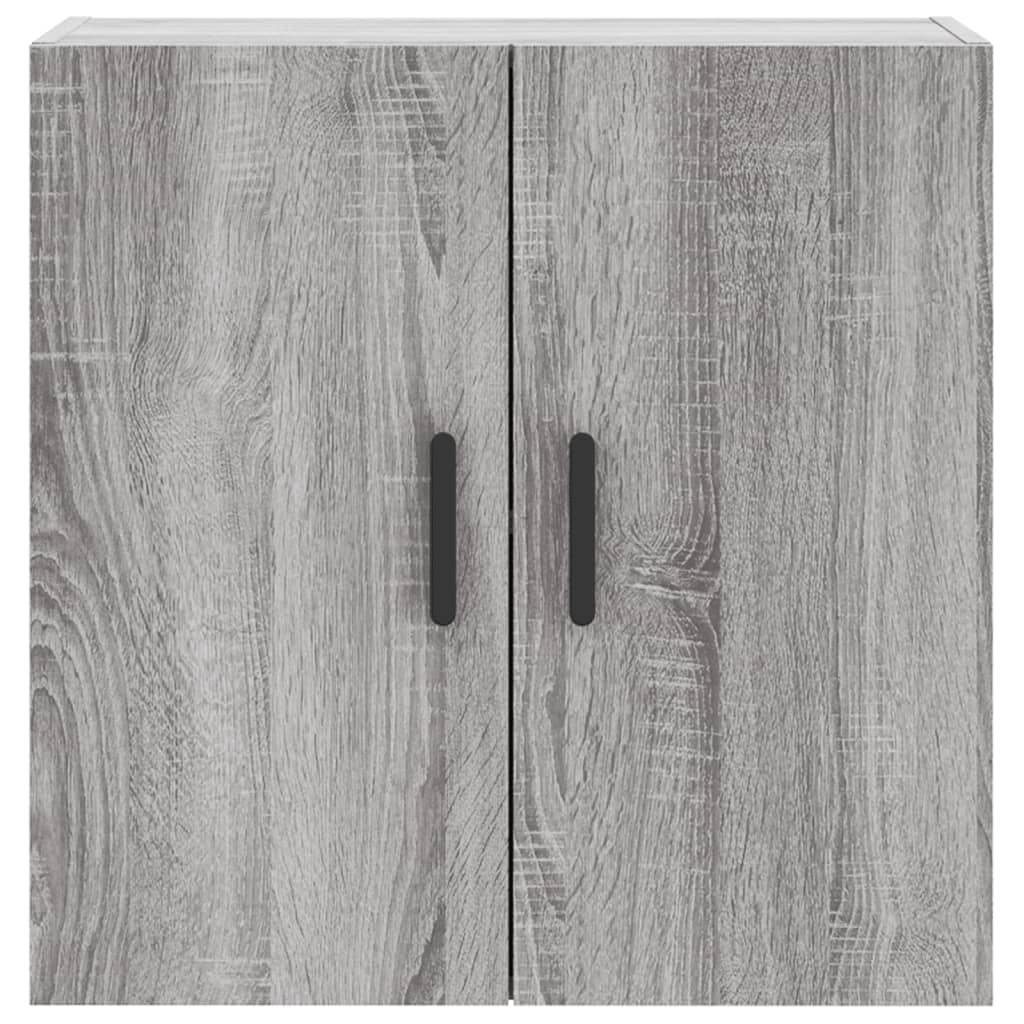 Wandkast 60X31X60 Cm Bewerkt Hout Grijs Sonoma Eikenkleurig
