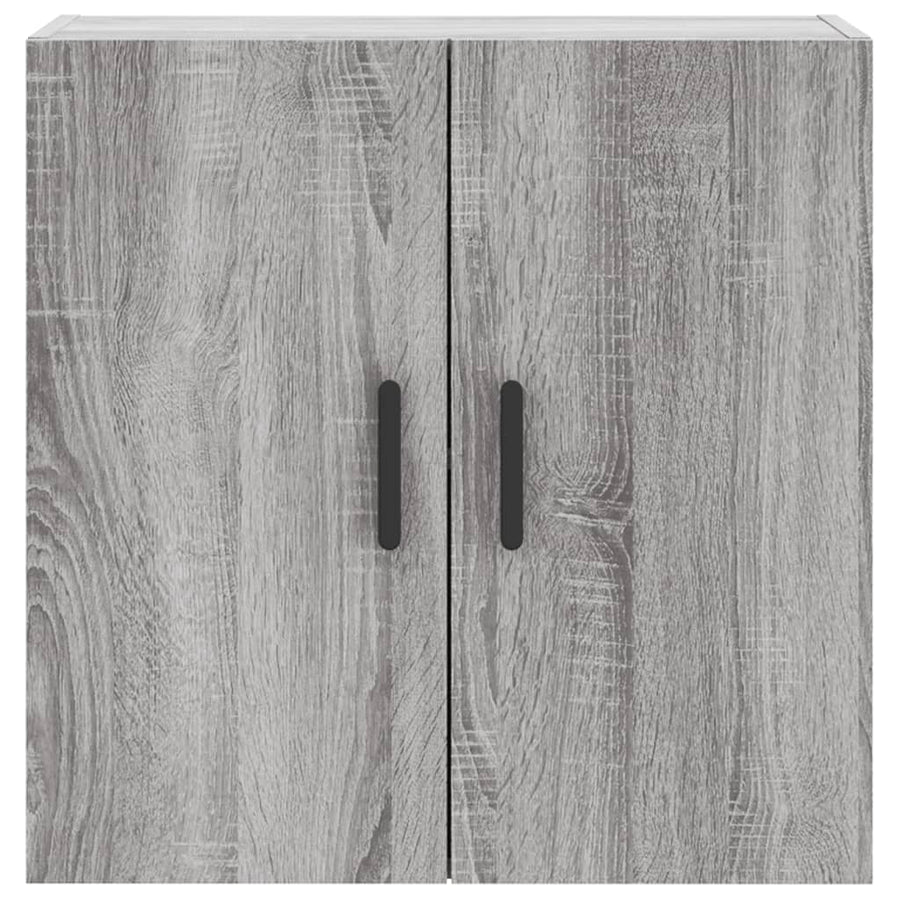 Wandkast 60X31X60 Cm Bewerkt Hout Grijs Sonoma Eikenkleurig