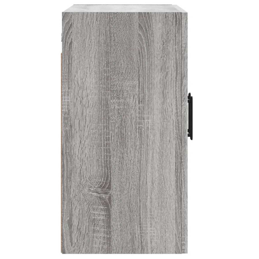 Wandkast 60X31X60 Cm Bewerkt Hout Grijs Sonoma Eikenkleurig