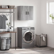 Wandkast 60x31x60 cm bewerkt hout grijs sonoma