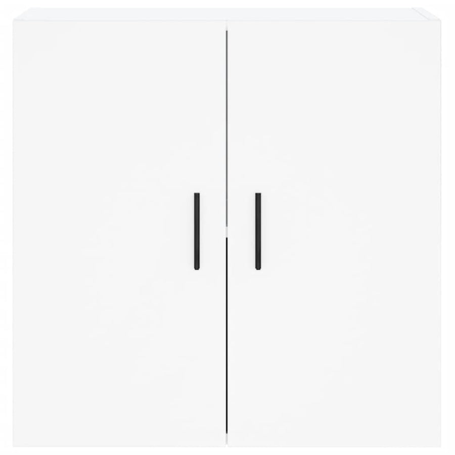 Wandkast 60X31X60 Cm Bewerkt Hout Wit