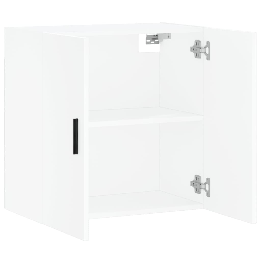 Wandkast 60X31X60 Cm Bewerkt Hout Wit