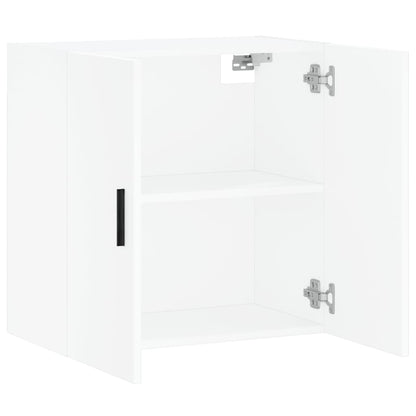 Wandkast 60X31X60 Cm Bewerkt Hout Wit