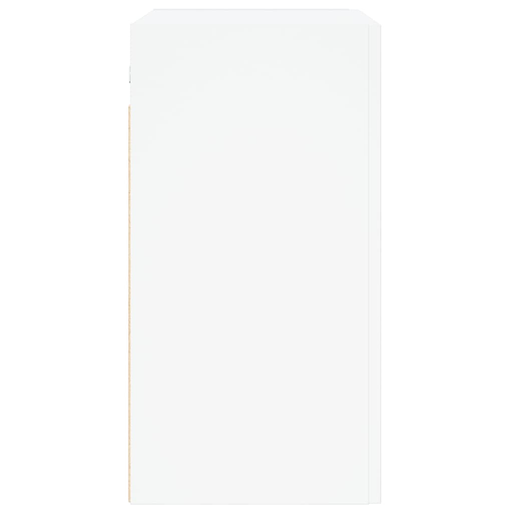 Wandkast 60X31X60 Cm Bewerkt Hout Wit