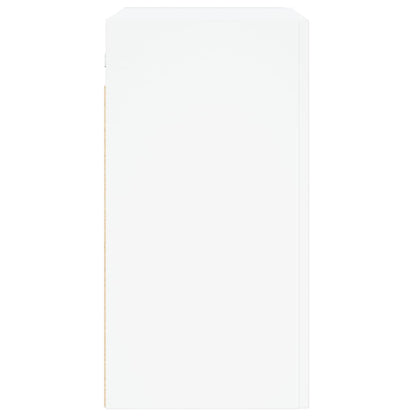 Wandkast 60X31X60 Cm Bewerkt Hout Wit