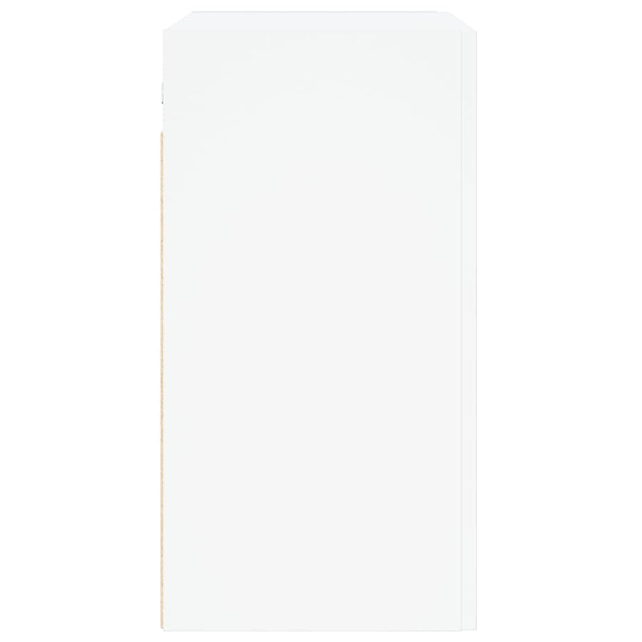 Wandkast 60X31X60 Cm Bewerkt Hout Wit