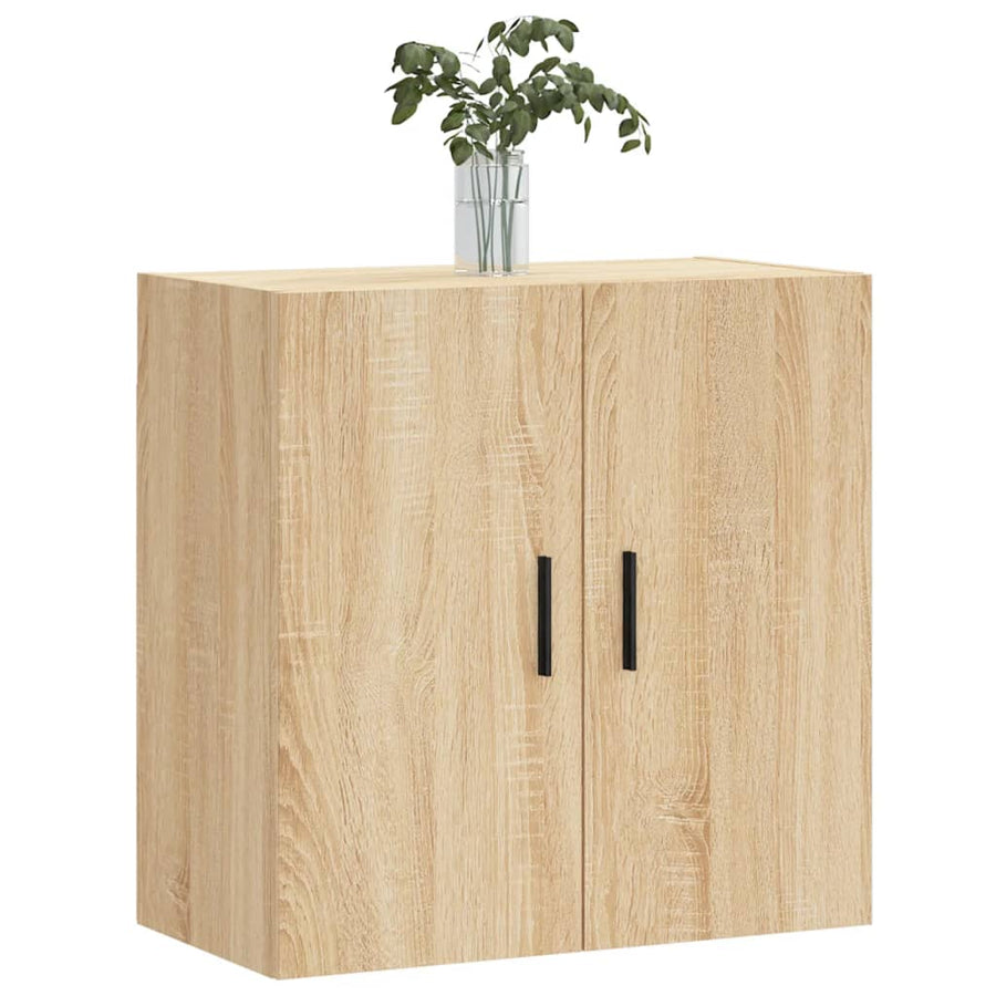 Wandkast 60X31X60 Cm Bewerkt Hout Sonoma Eikenkleurig