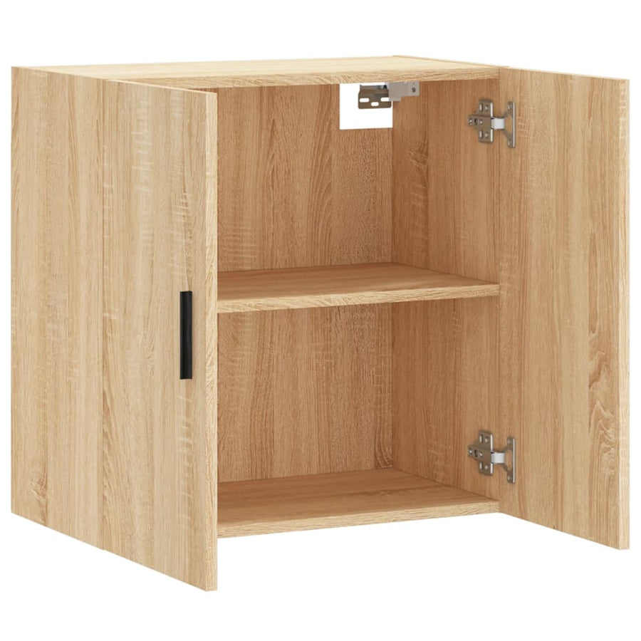 Wandkast 60X31X60 Cm Bewerkt Hout Sonoma Eikenkleurig