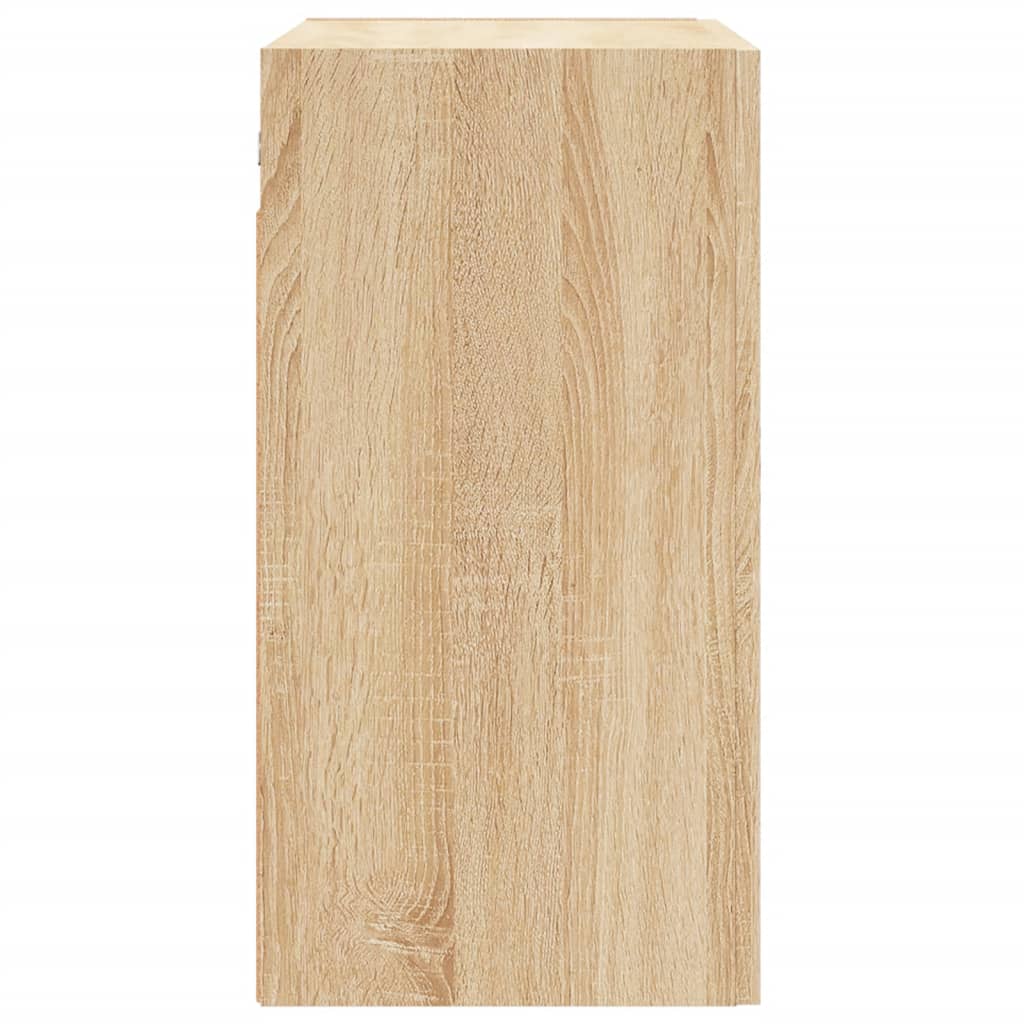 Wandkast 60X31X60 Cm Bewerkt Hout Sonoma Eikenkleurig