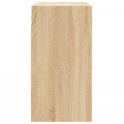 Wandkast 60X31X60 Cm Bewerkt Hout Sonoma Eikenkleurig