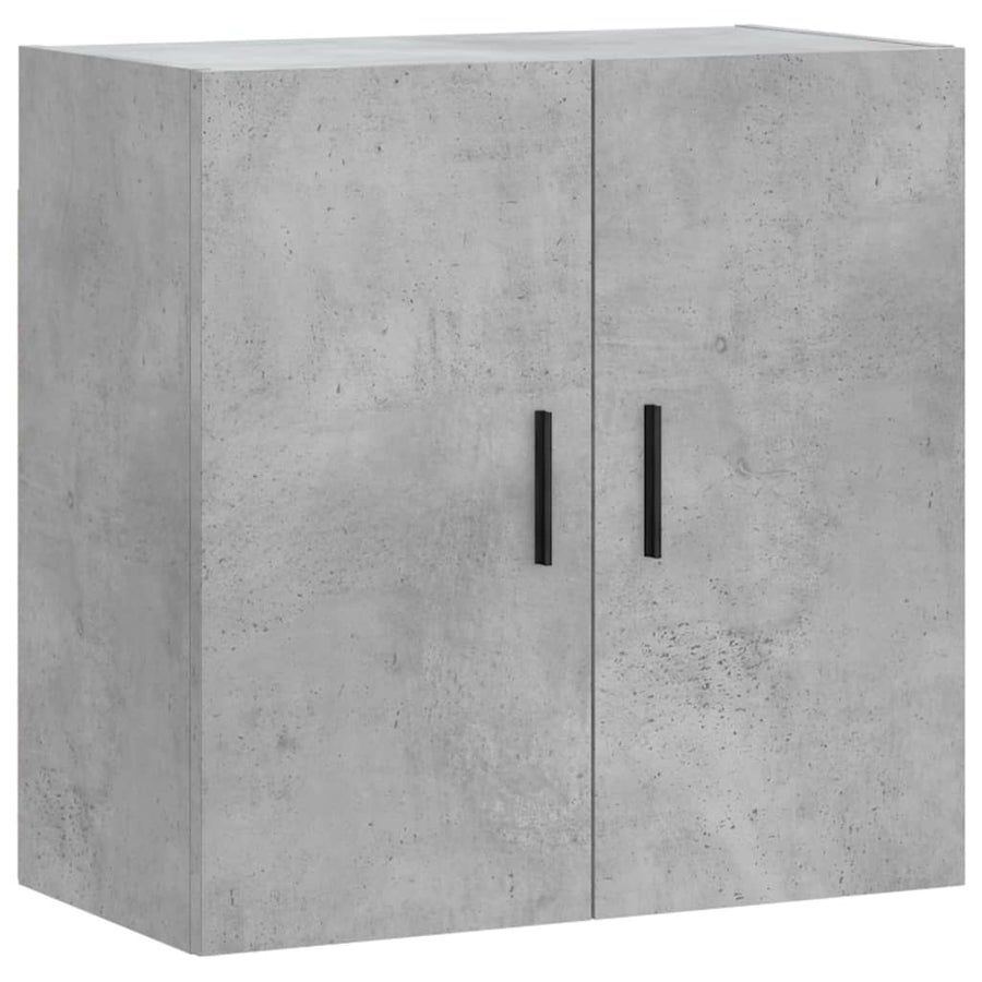 Wandkast 60X31X60 Cm Bewerkt Hout Betongrijs