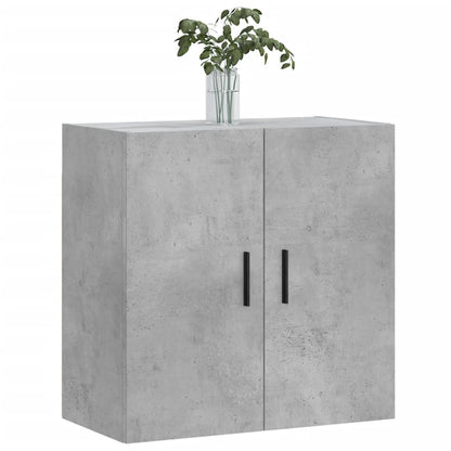 Wandkast 60X31X60 Cm Bewerkt Hout Betongrijs