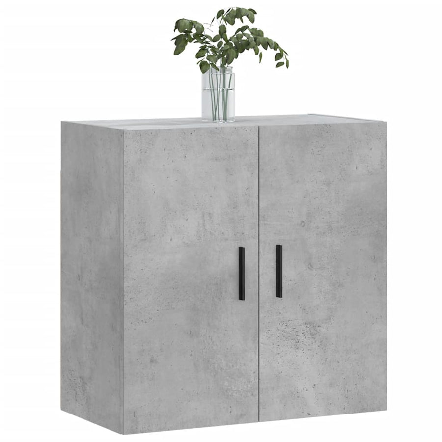 Wandkast 60X31X60 Cm Bewerkt Hout Betongrijs
