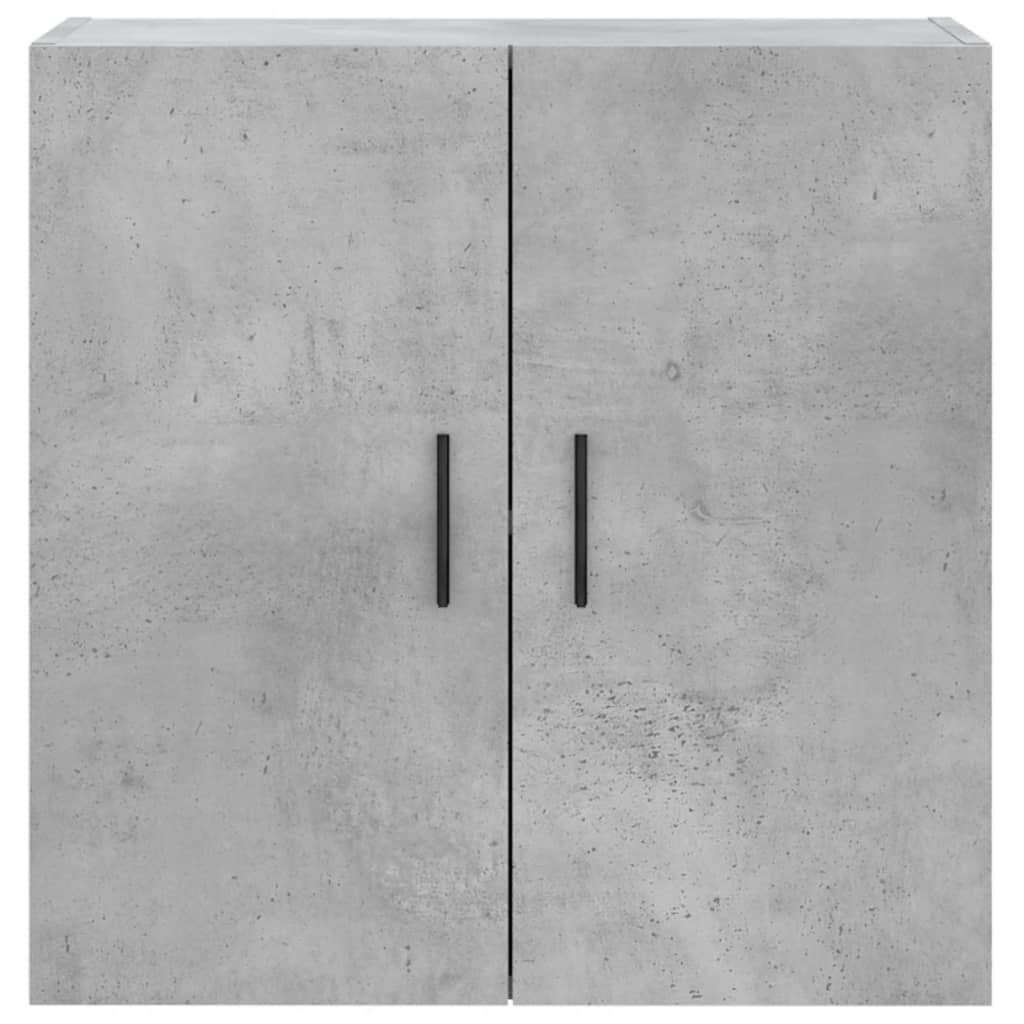 Wandkast 60X31X60 Cm Bewerkt Hout Betongrijs