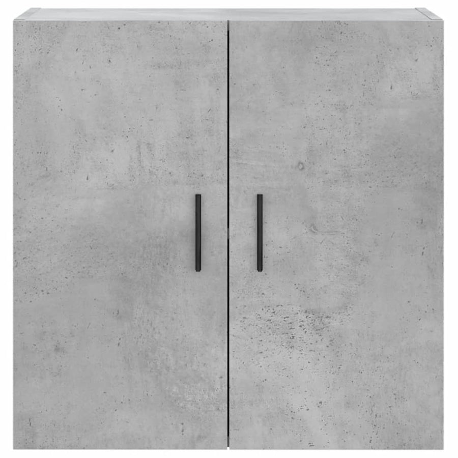 Wandkast 60X31X60 Cm Bewerkt Hout Betongrijs