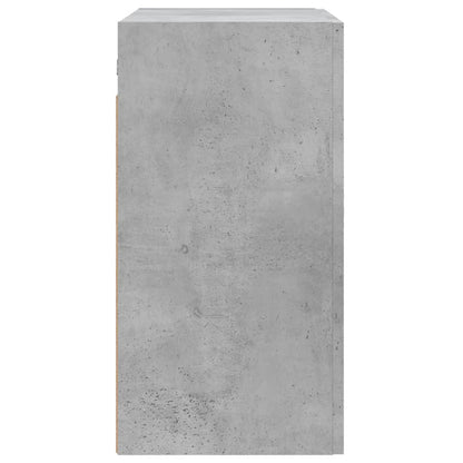 Wandkast 60X31X60 Cm Bewerkt Hout Betongrijs