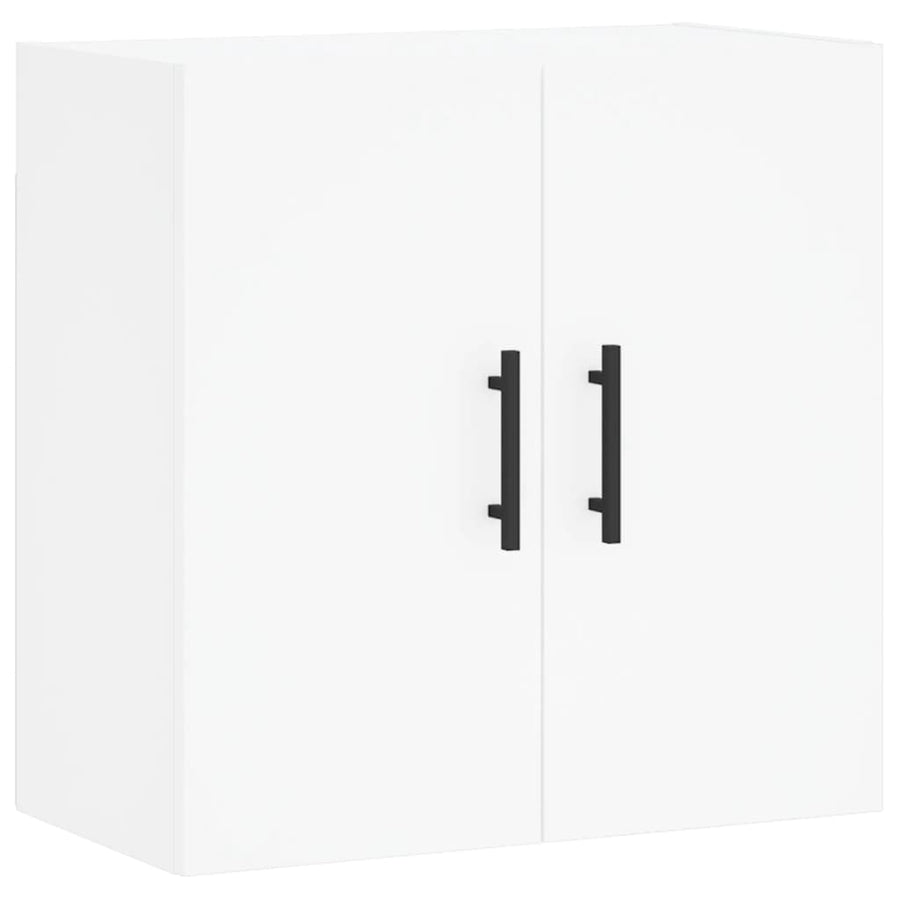 Wandkast 60X31X60 Cm Bewerkt Hout Wit