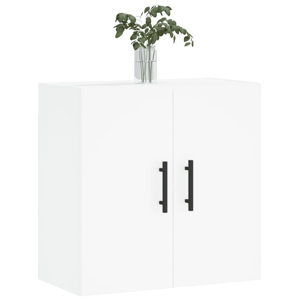 Wandkast 60X31X60 Cm Bewerkt Hout Wit