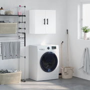 Wall cabinet 60x31x60 cm engineered wood white