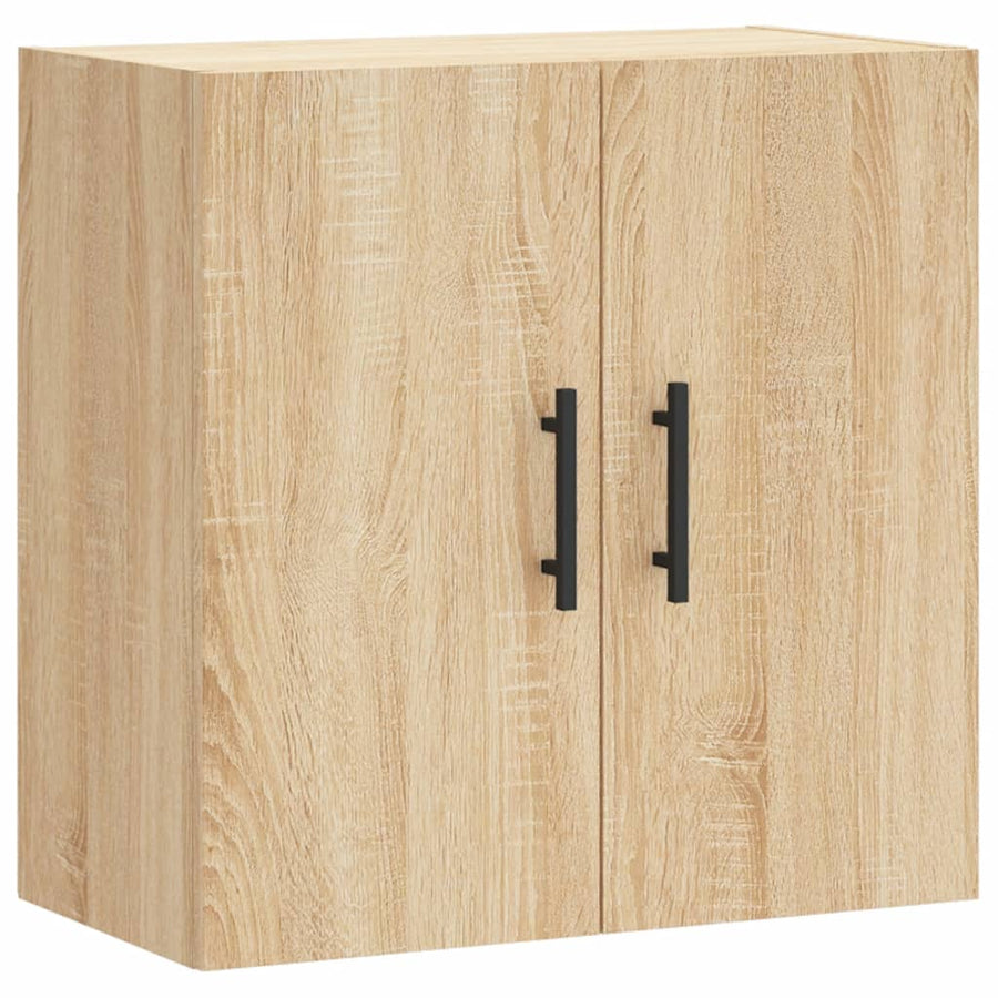 Wandkast 60X31X60 Cm Bewerkt Hout Kleurig Sonoma eiken