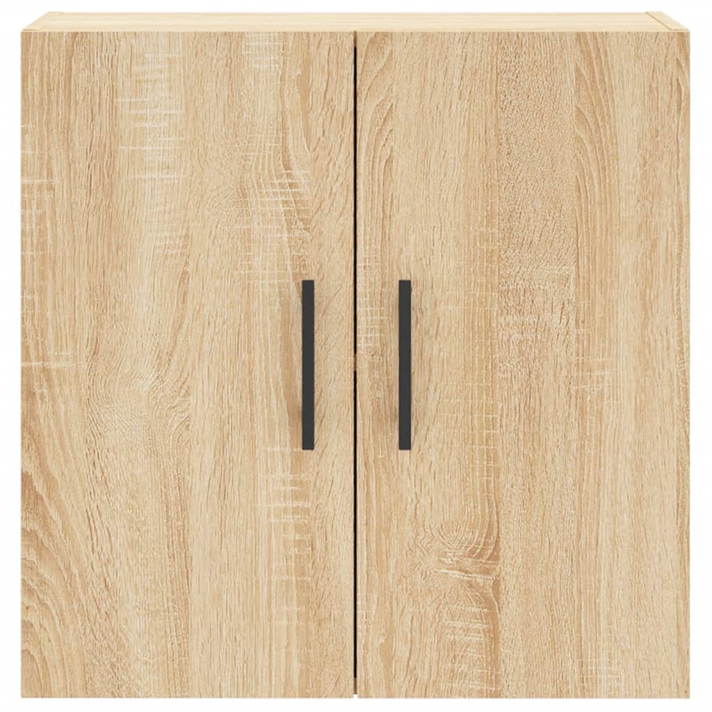 Wandkast 60X31X60 Cm Bewerkt Hout Kleurig Sonoma eiken