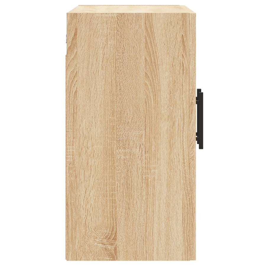 Wandkast 60X31X60 Cm Bewerkt Hout Kleurig Sonoma eiken