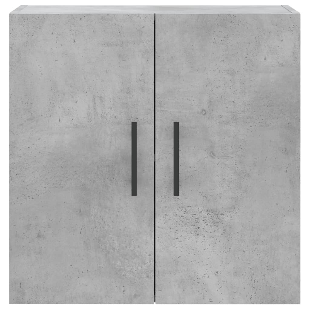 Wandkast 60X31X60 Cm Bewerkt Hout Betongrijs